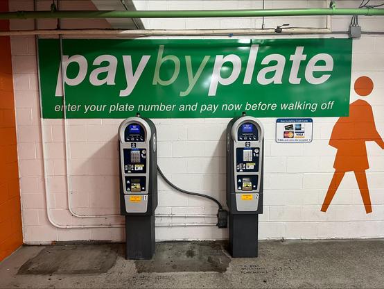 pay by plate machines