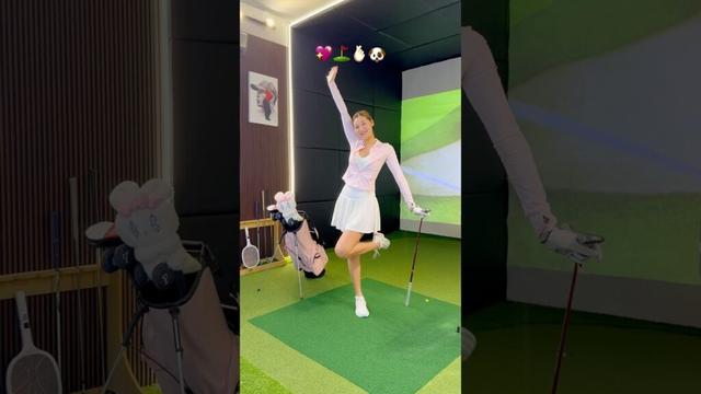 Unbox my new Vessel Golf bag 💖⛳️🎗️ #vesselgolfbag #golfbag #golfgirl