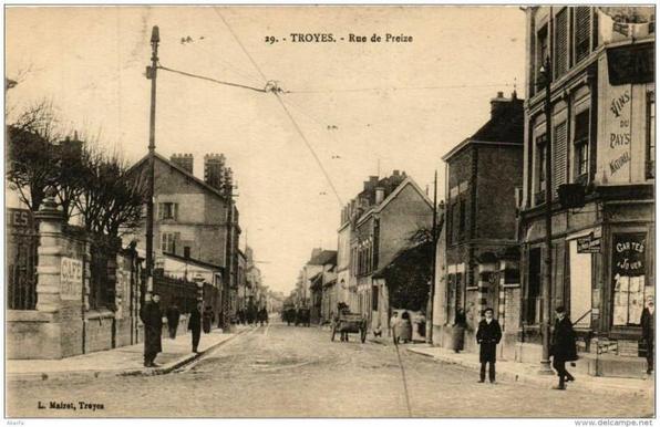 Troyes Rue de Preize à #Troyes (#Aube)  #CartePostaleAncienne 👉 https://cartorum.fr/carte-postale/487491/troyes-troyes-rue-de-preize