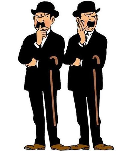 Les Dupond et Dupont (©️ titulaires des droits)