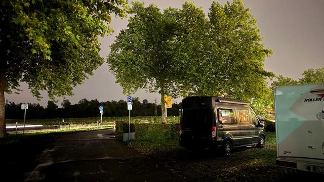 Wohnmobilstellplatz, Schwetzingen