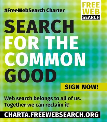 Search for the common good – #freewebsearch Charter