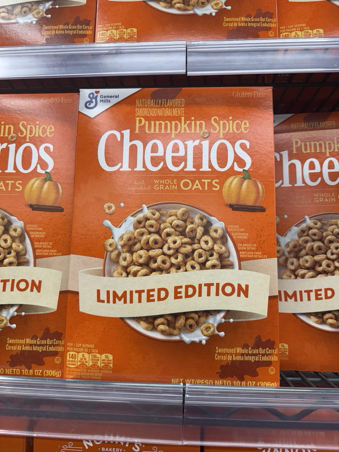 the pumpkin spice cereal at my local store