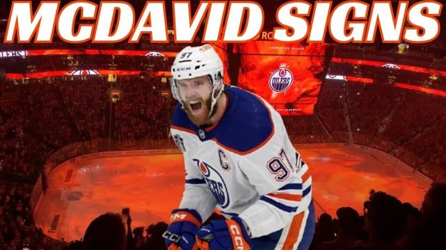 Breaking News: Oilers Sign Connor McDavid 2 yr Deal + Jake Walman 7 Year Deal
