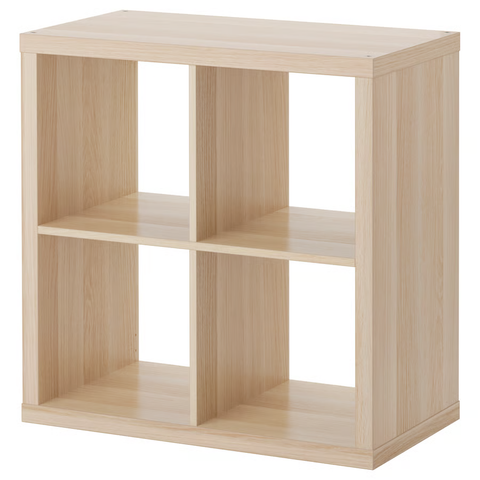 A 2x2 IKEA Kallax shelf