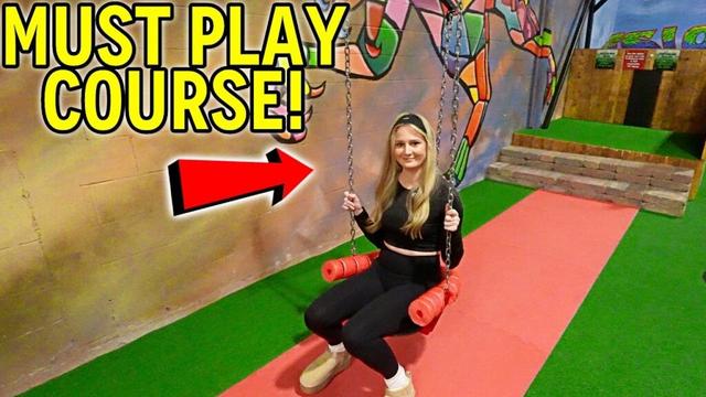 Must Play CRAZY HOMEMADE Mini Golf Course!