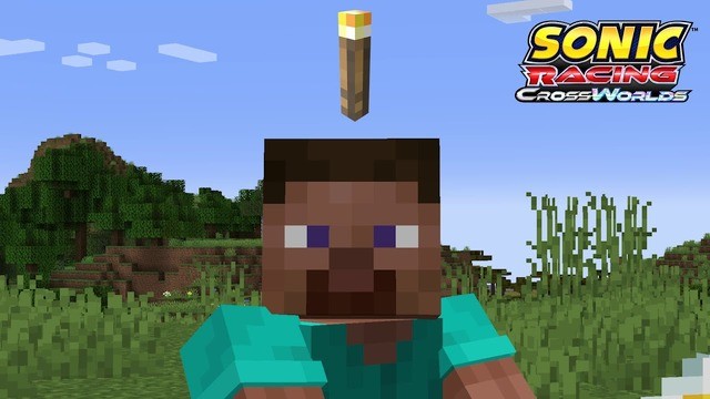 『ソニックレーシング クロスワールド』シーズンパスDLC第1弾「マインクラフト パック」海外時間10月8日配信！「スティーブ」「クリーパー」など参戦&マイクラ風コースも