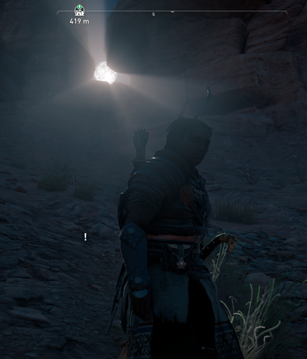 Bayek in moonlight