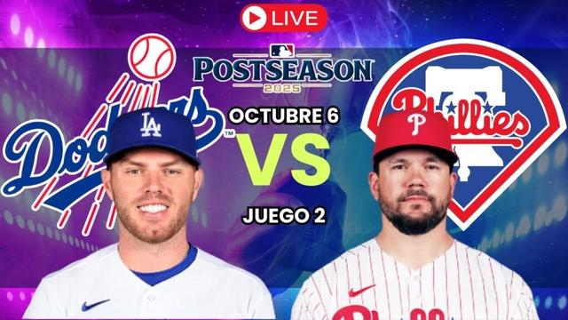Los Angeles Dodgers vs Philadelphia Phillies EN VIVO | Juego 2 RD Divisional MLB 2025 | Comentarios