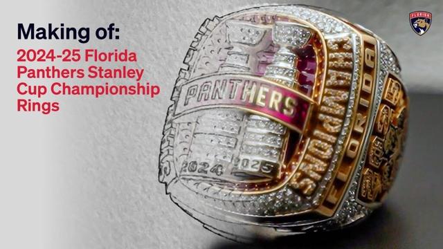 Making Of: 2024-25 Florida Panthers Stanley Cup Championship Rings