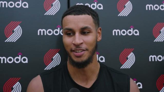 Kris Murray Talks Training Camp, Offense and Development | Portland Trail Blazers