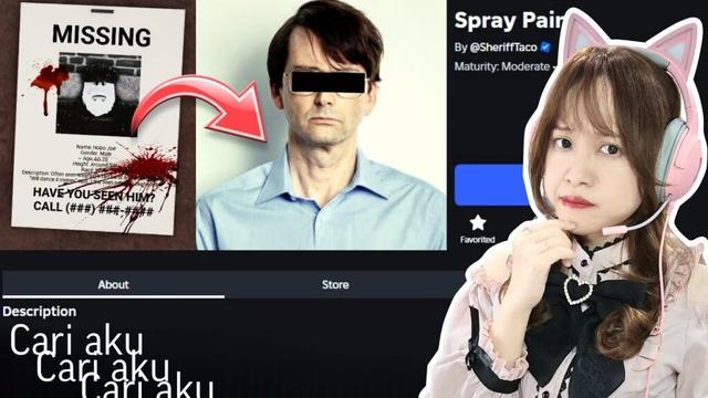 Kisah Nyata Mengerikan Dari Map Spray Paint! [Roblox Indonesia]