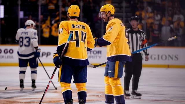 Brady Martin creating 'hard decisions' for Nashville Predators roster