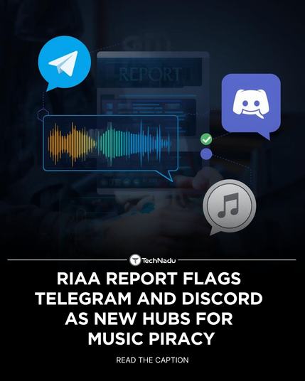 RIAA Report Flags Telegram and Discord as New Hubs for Music Piracy
