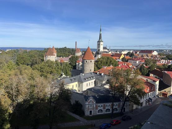 Photo of the Old Town in Tallinn.