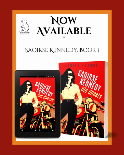 #NowAvailable - Saoirse Kennedy: Old Ghosts by Janina Franck! Grab your copy today!

Promotional graphic with the publisher logo and book cover of new release.