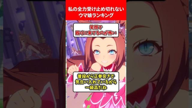 私の全力受け止め切れないウマ娘ランキング #ウマ娘プリティーダービー