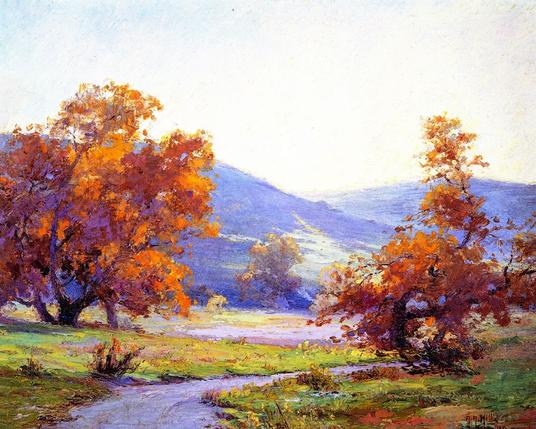 <p>Almost all who paint in oils use conventional brushes, but there&#8217;s a significant minority who sometimes, or frequently, use different tools to apply and shape the paint layer. Of those, the most popular are palette knives, generally used to move and mix paint on the palette. Others have used the other end of the brush stick to incise, or their fingers.</p>
<figure class="wp-caption alignnone" id="attachment_11273" style="width: 1339px;"><a href="https://eclecticlight.co/wp-content/uploads/2016/05/bashkirtseffinthestudio.jpg"><img alt="bashkirtseffinthestudio" class="size-full wp-image-11273" src="https://eclecticlight.co/wp-content/uploads/2016/05/bashkirtseffinthestudio.jpg?w=940" /></a><figcaption class="wp-caption-text" id="caption-attachment-11273">Marie Bashkirtseff (1858–1884), In the Studio (1881), oil on canvas, 188 x 154 cm, Dnipro State Art Museum, Dnipro, Ukraine. Wikimedia Commons.</figcaption></figure>
<p>Marie Bashkirtseff&#8217;s painting of a class in the Académie Julien in Paris in 1881 demonstrates how oil painting should be done by the textbook. The artist, shown in her self-portrait in the centre foreground, is using a long-bladed palette knife to prepare the paint on her palette. At her feet, on an old sheet of newspaper, are her brushes, all with handles of typical length, and the pupil behind her is using a maul stick to rest her right hand while painting with her brush.</p>
<figure class="wp-caption alignnone" id="attachment_42657" style="widt
