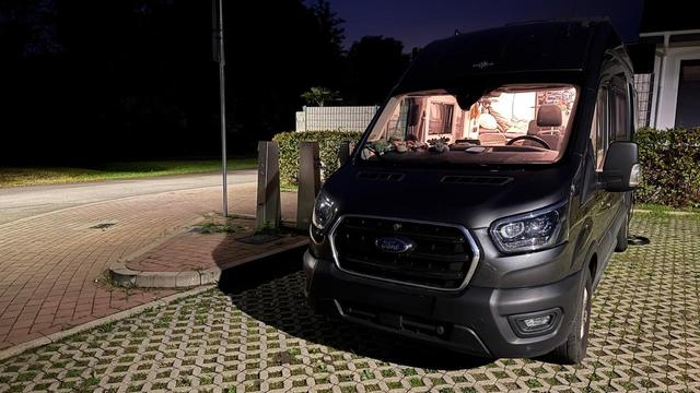 Abendstimmung im Wohnmobil