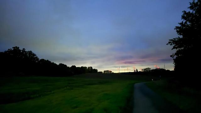 Abendstimmung im Wohnmobil