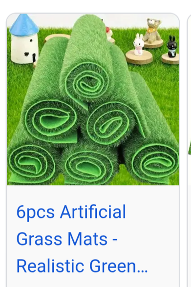 plastic fake grass