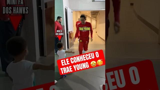 MOMENTO FOFURA INCRÍVEL 🥰🥰🥰 #Shorts #NBA #Basquete 📹: @ATLHawks