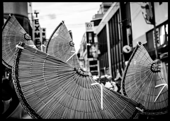 Barrets de palla que es fan servir per al Bon odori