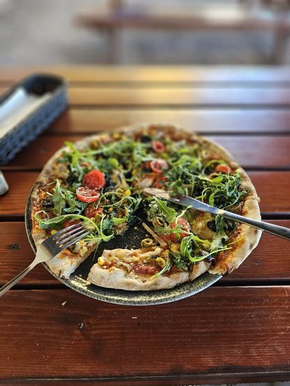 La pizza Vegetariana