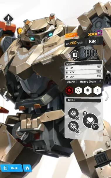 Kilo, a nikke who pilots a mechsuit