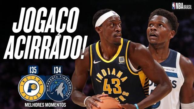 PACERS vencem WOLVES em jogaço decidido no último segundo - MELHORES MOMENTOS