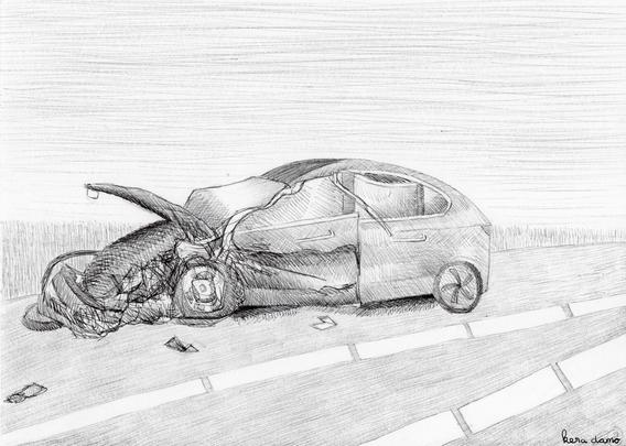 Ink drawing made by visual artist Kera Damo from The Hague as part of the Inktober challenge / Inkttekening van beeldend kunstenaar Kera Damo uit Den Haag als onderdeel van de Inktober wedstrijd