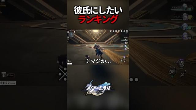 彼氏にしたいキャラBest100にまさかのキャラが...【崩壊スターレイル】#shorts