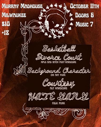 Basketball Divorce Court, Background Character, Courtesy, Hate Gang