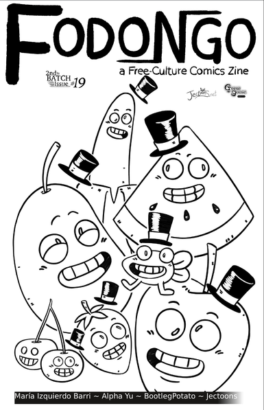 Cover for issue 19 of Fodongo, drawn by BootlegPotato