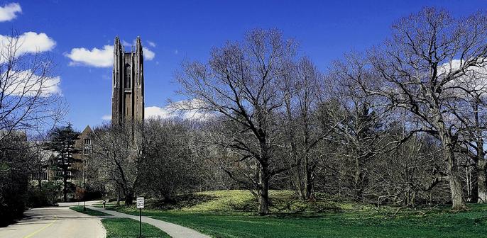 Galen Stone Tower, photographed on the Wellesley College campus
