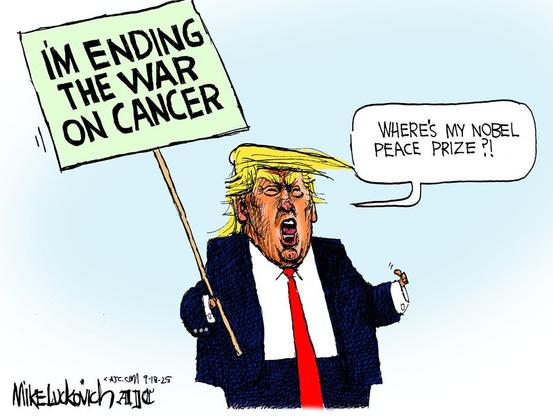 Ending A War Of Sorts - Mike Luckovich