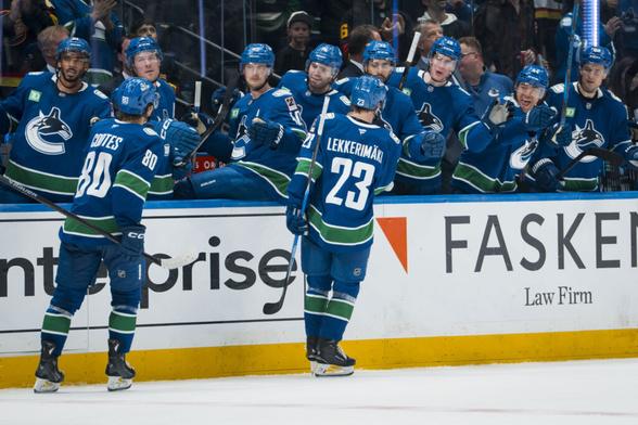 Braeden Cootes Jonathan Lekkerimaki Vancouver Canucks