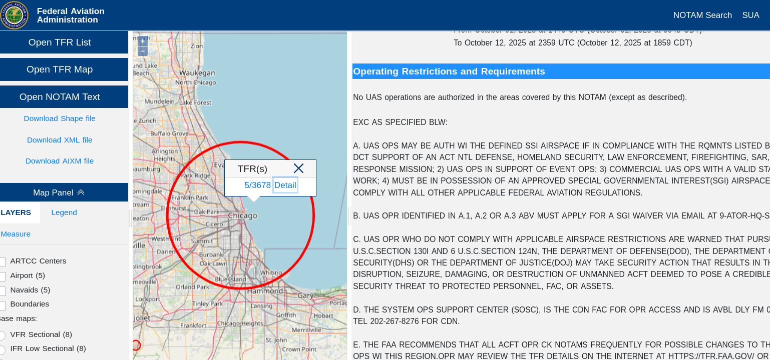 TFR over all of Chicago