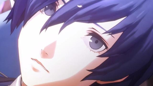 Close-up of Persona 3 Reload protagonist.