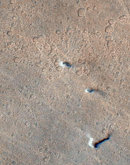 ESA's Mars Orbiters just released beautiful footage of dust devils on the Martian surface. It is the first time ever that the direction and speed of these winds has been tracked all over Mars, and it turns out that they blow much faster than we thought, reaching up to 158 km/h