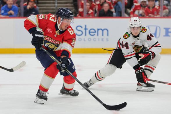 Frank Nazar Shines as Blackhawks Fall 3-2 to Panthers in Season Opener