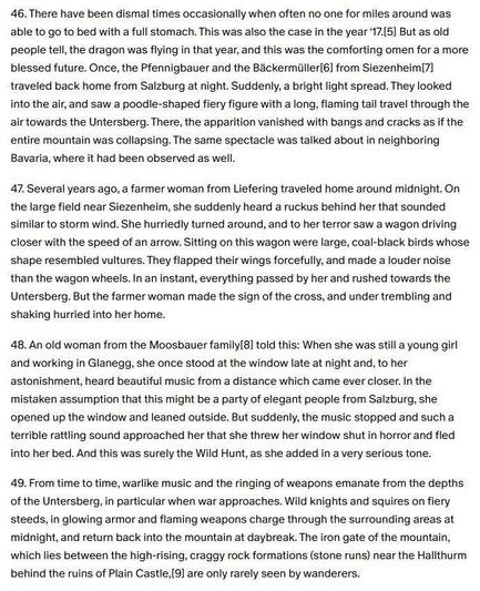 Part 2 of German folk tale "The Wild Hunt of the Untersberg". Drop me a line if you want a machine-readable transcript!