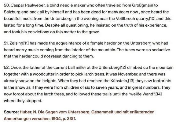 Part 3 of German folk tale "The Wild Hunt of the Untersberg". Drop me a line if you want a machine-readable transcript!