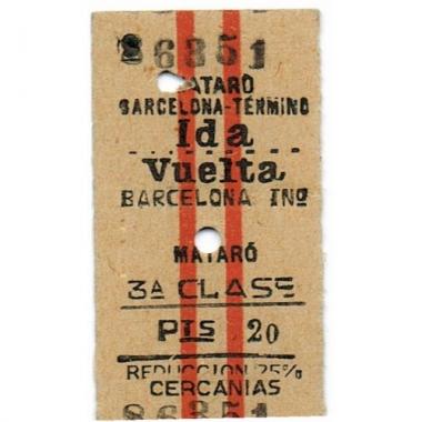 Picture of a public transportation ticket from attached website, usually for a train or bus.