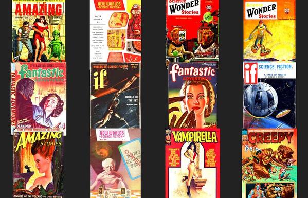 Montage of magazine covers posted by this account