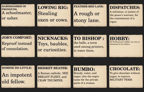 Montage of dictionary items posted by this account