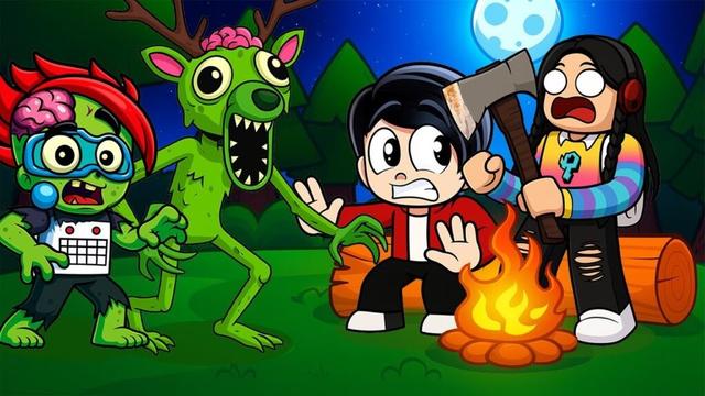 SOBREVIVI al APOCALIPSIS ZOMBIE con PAOLAZGAMES en 99 NOCHES EN EL BOSQUE ROBLOX