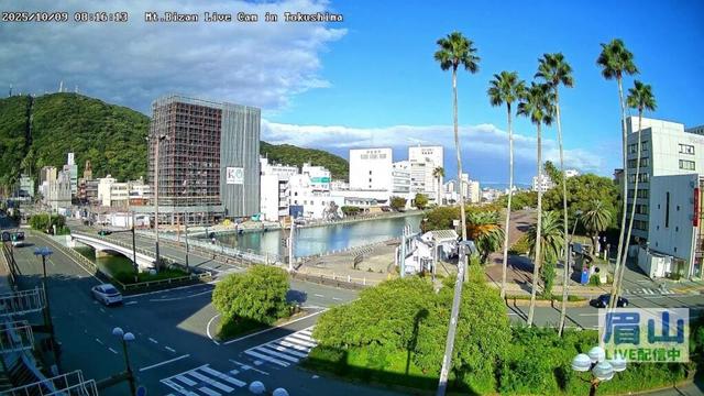 【LIVE配信】眉山ライブカメラ（徳島県徳島市）/Mt. Bizan in Tokushima Japan - Live Cam
