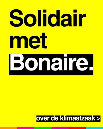 Solidair met Bonaire.
over de klimaatzaak >