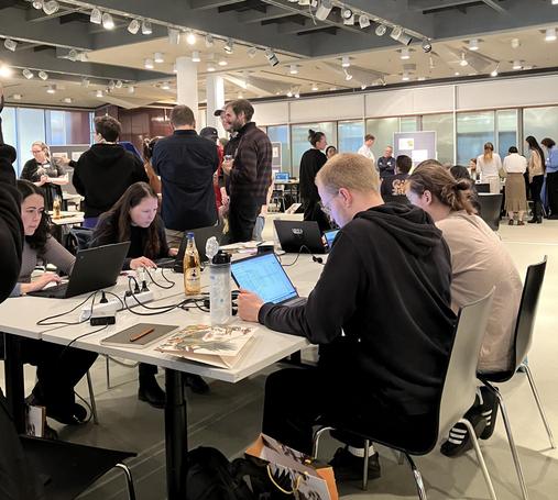 Participants of the hackathon